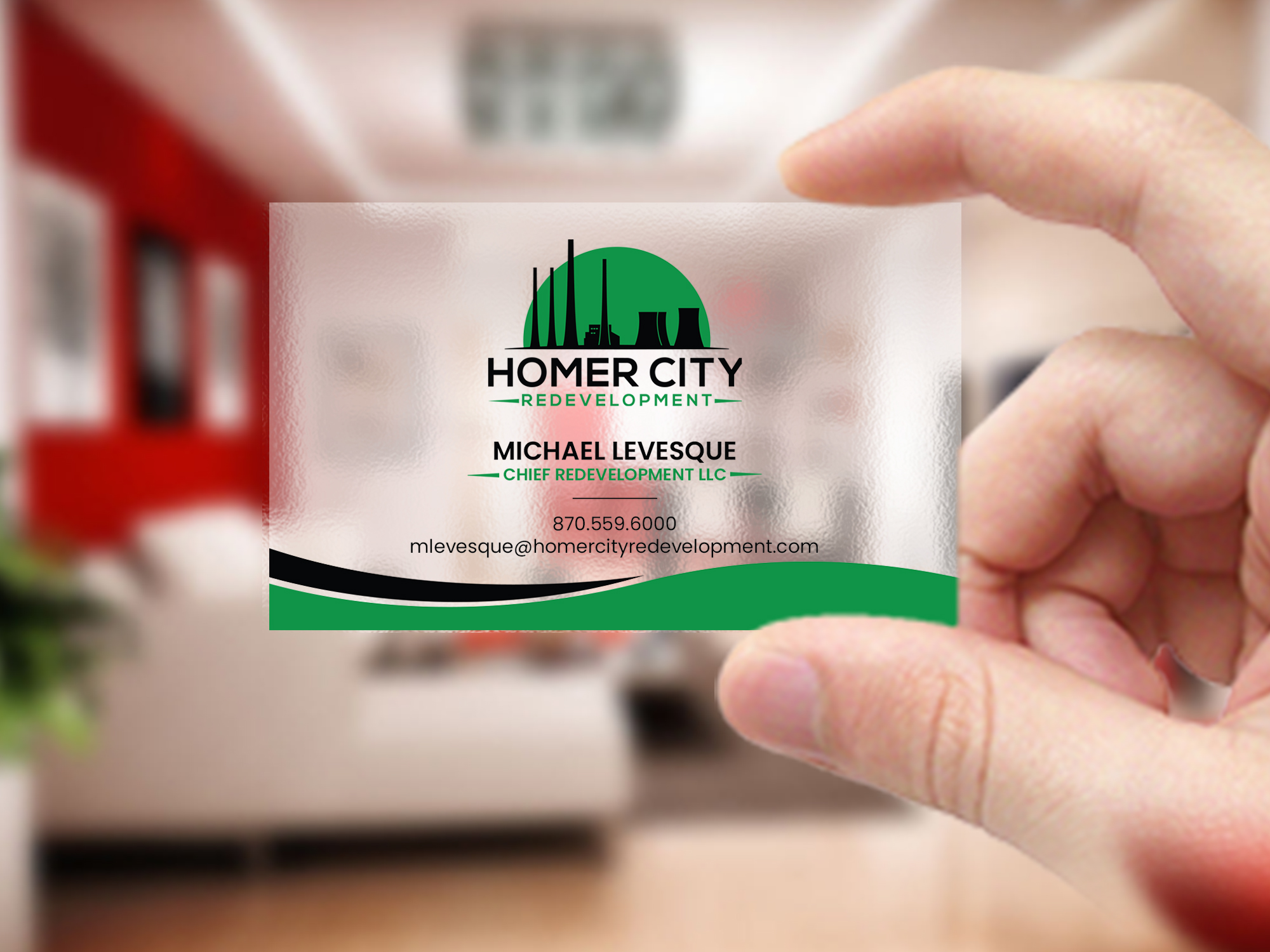 Business Card Design by Creations Box 2015 for Homer City Redevelopment LLC | Design #32094732