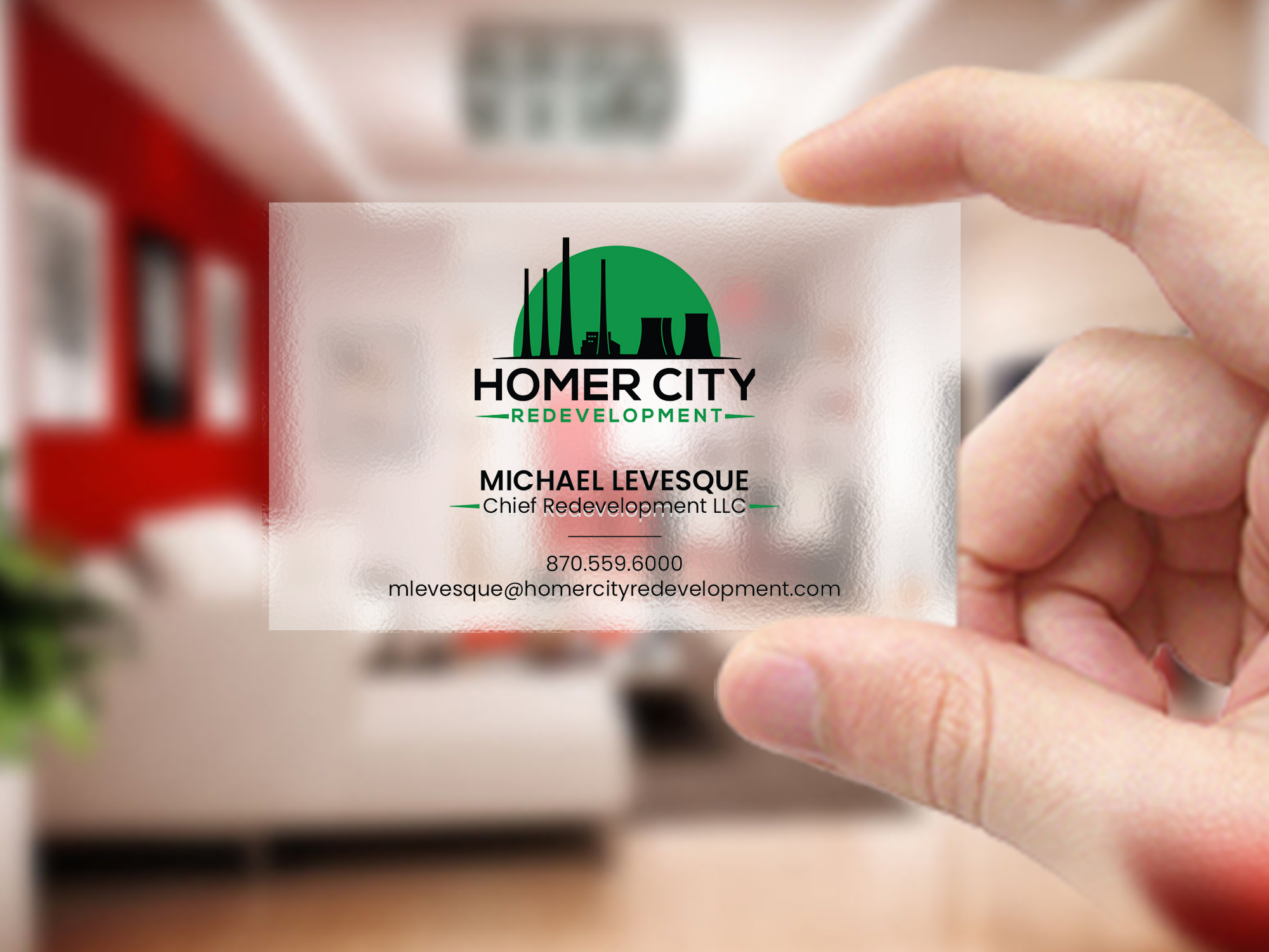 Business Card Design by Creations Box 2015 for Homer City Redevelopment LLC | Design #32094733