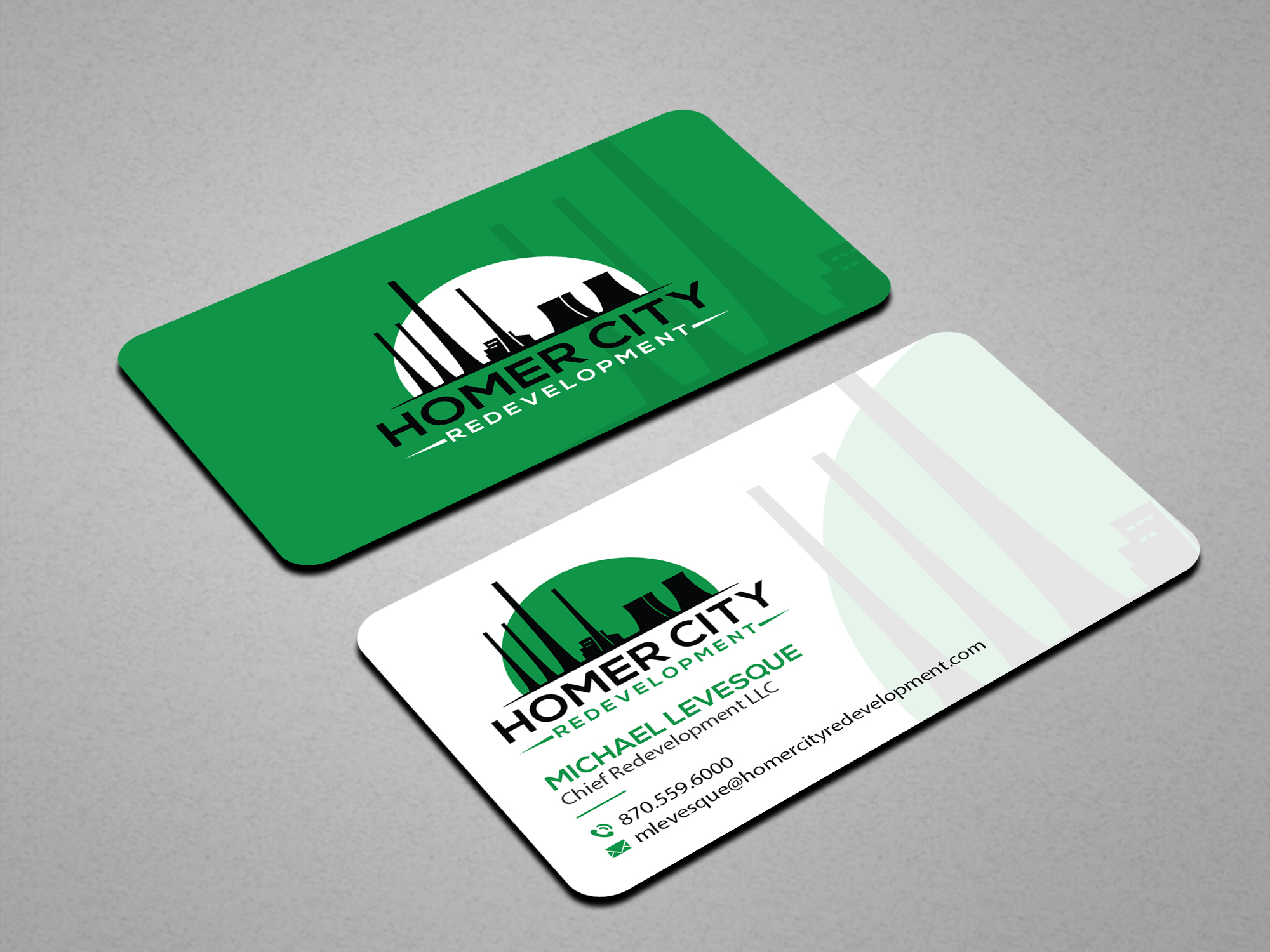 Diseño de Tarjeta de Presentación por Creations Box 2015 para Homer City Redevelopment LLC | Diseño #32094740