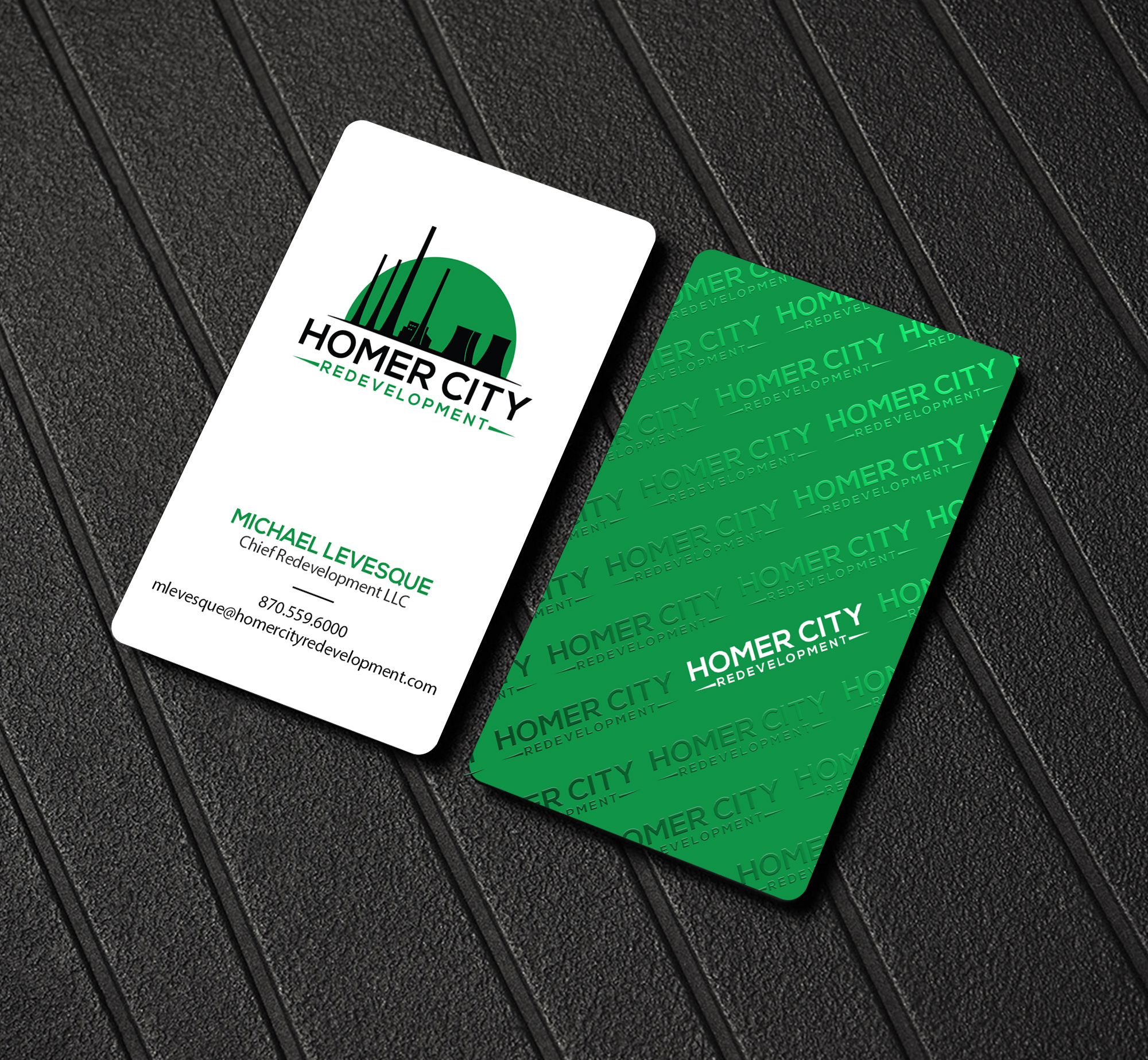 Visitenkarten-Design von Creations Box 2015 für Homer City Redevelopment LLC | Design #32094754