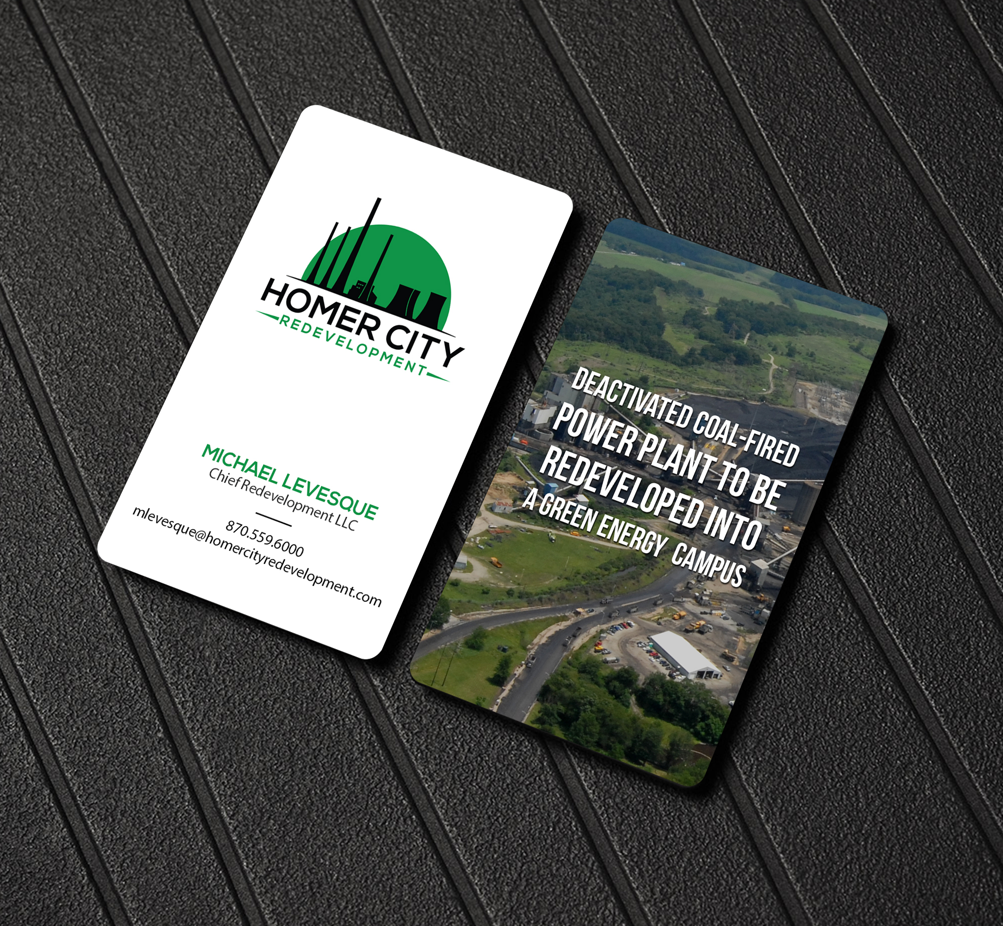 Diseño de Tarjeta de Presentación por Creations Box 2015 para Homer City Redevelopment LLC | Diseño #32094755