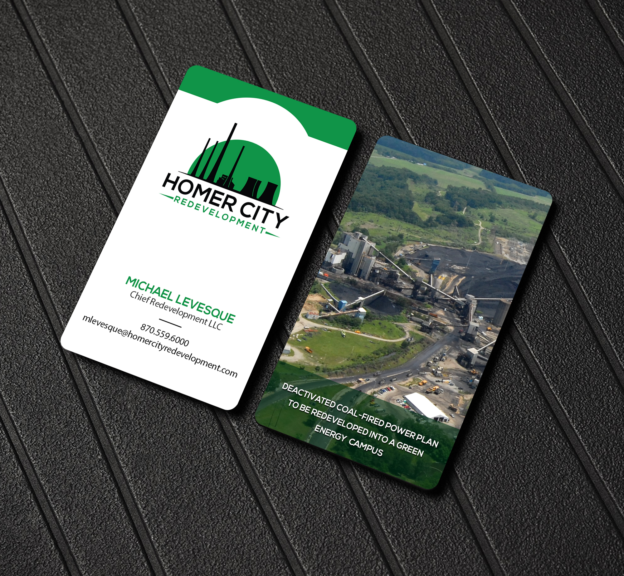 Visitenkarten-Design von Creations Box 2015 für Homer City Redevelopment LLC | Design #32094757