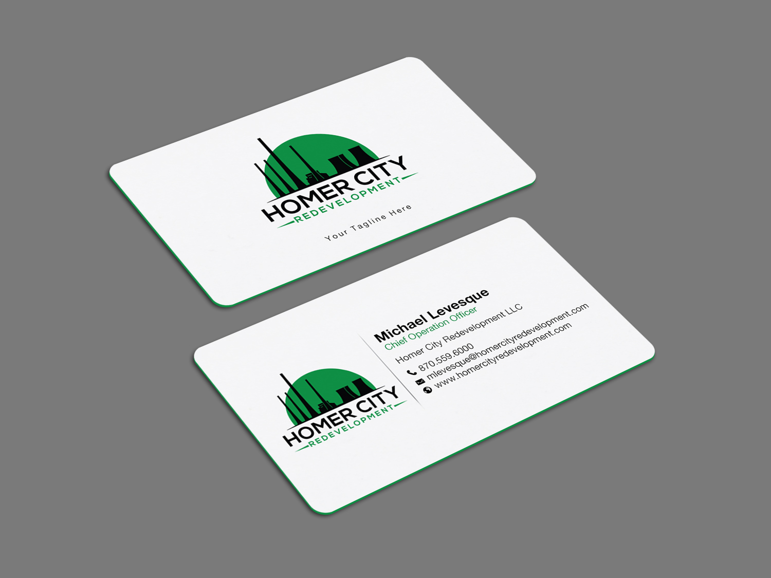 Business Card Design by Brand aid for Homer City Redevelopment LLC | Design #32084978