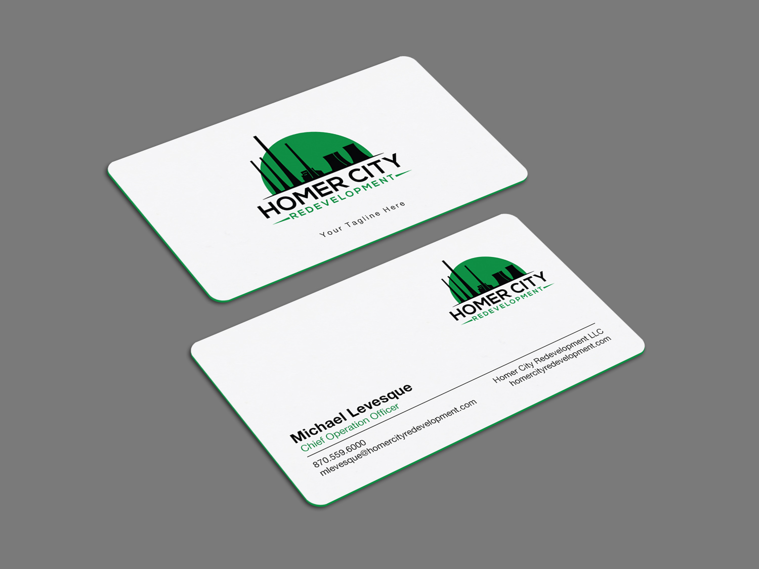 Business Card Design by Brand aid for Homer City Redevelopment LLC | Design #32084982
