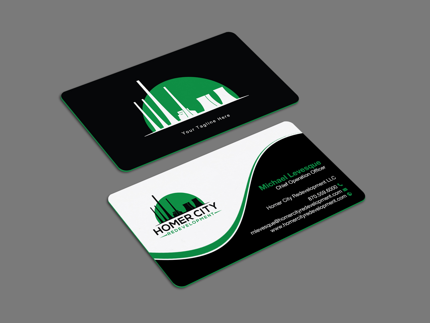 Business Card Design by Brand aid for Homer City Redevelopment LLC | Design #32084984