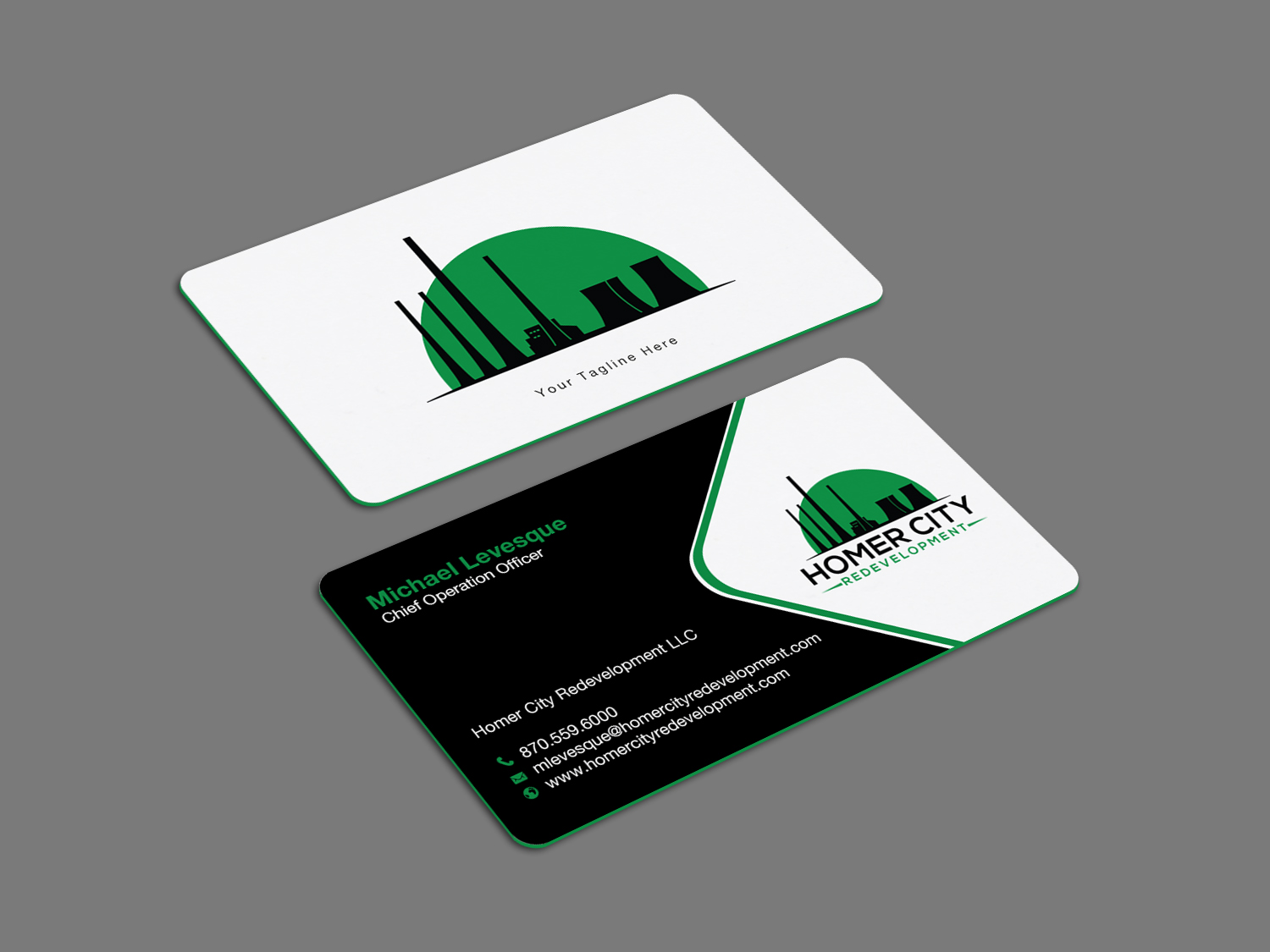 Business Card Design by Brand aid for Homer City Redevelopment LLC | Design #32084985