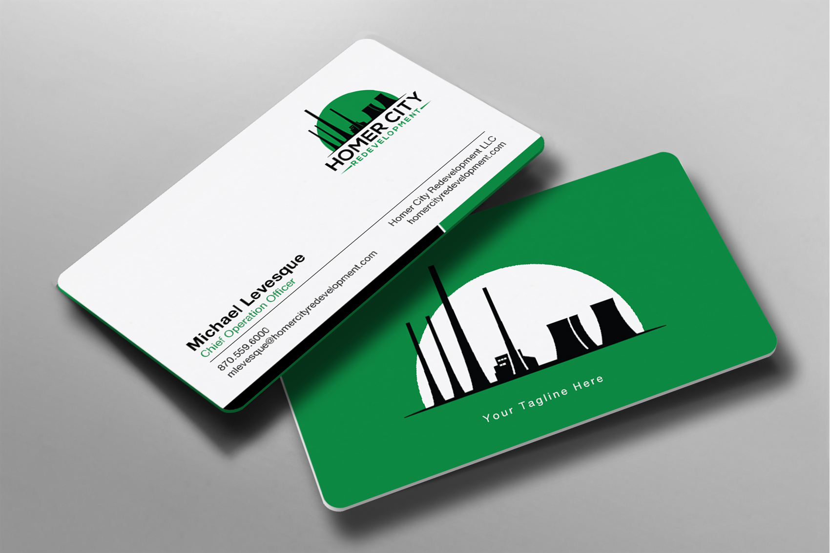 Business Card Design by Brand aid for Homer City Redevelopment LLC | Design #32084988