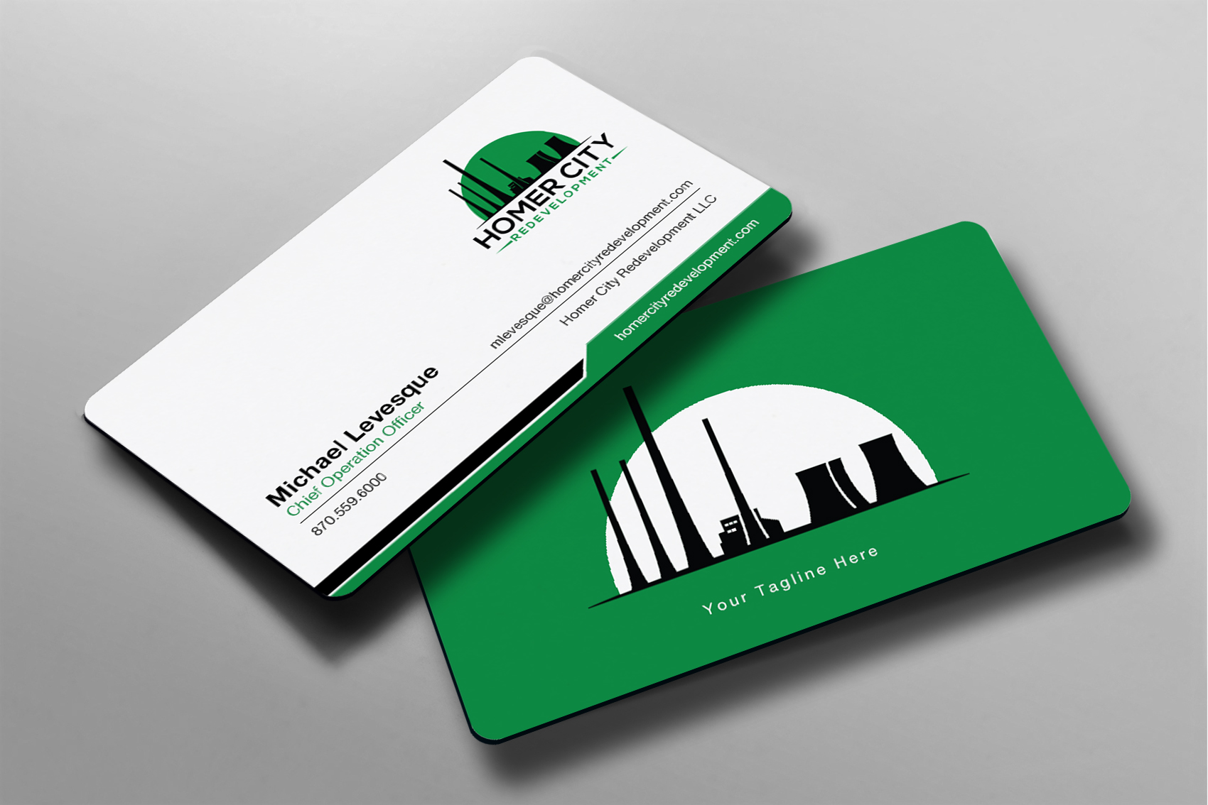 Business Card Design by Brand aid for Homer City Redevelopment LLC | Design #32084989