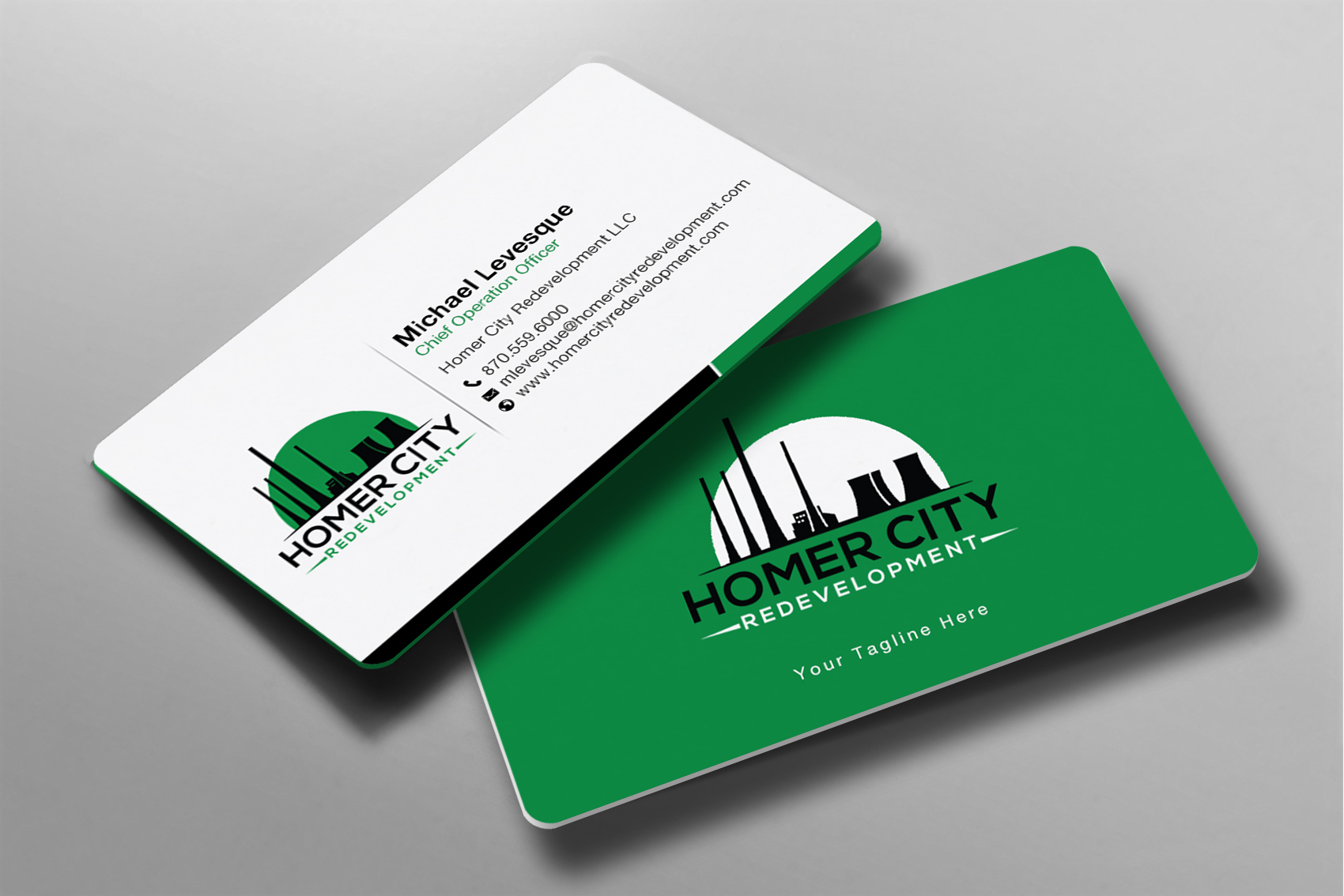 Business Card Design by Brand aid for Homer City Redevelopment LLC | Design #32084993