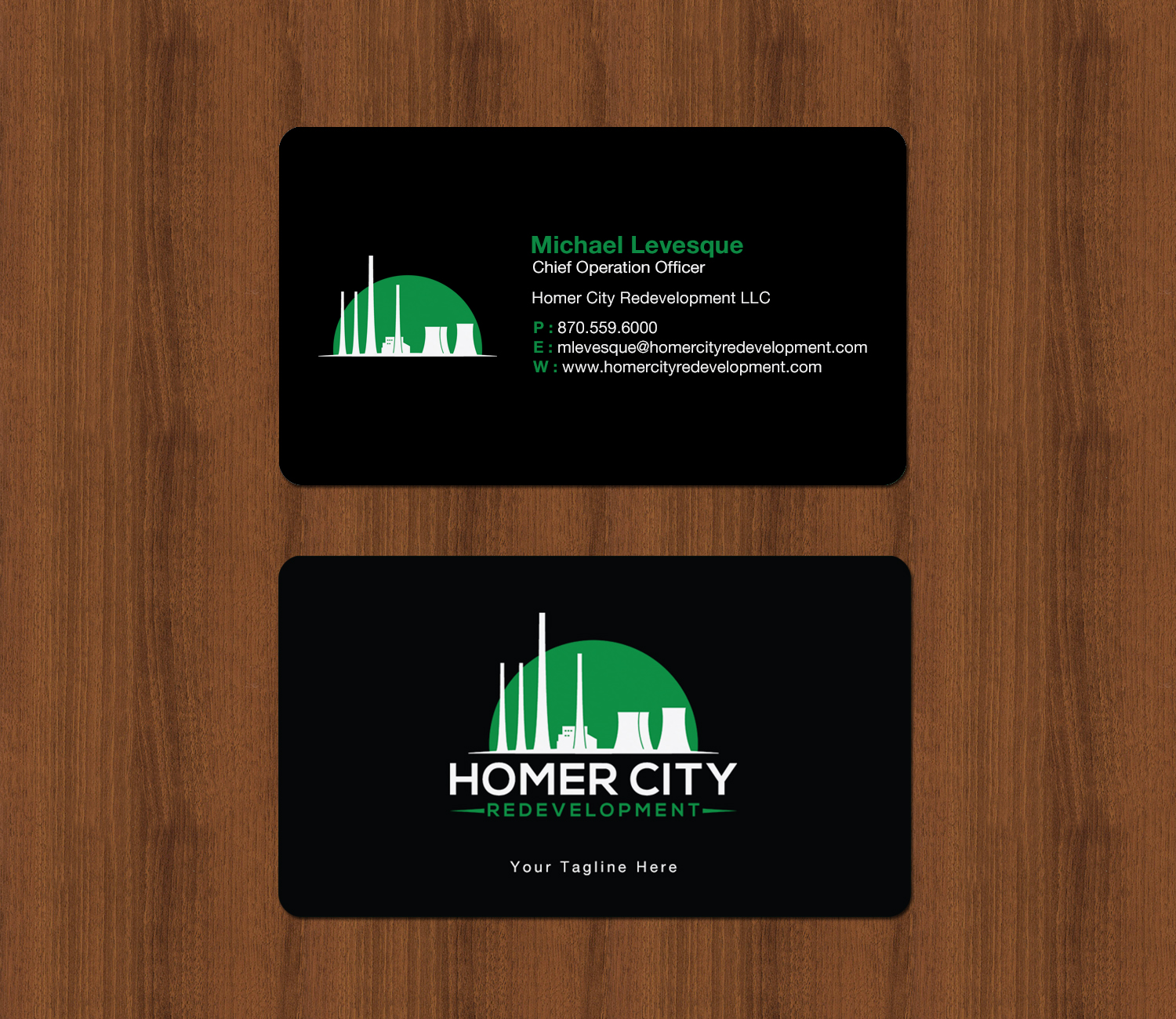 Business Card Design by Brand aid for Homer City Redevelopment LLC | Design #32084995