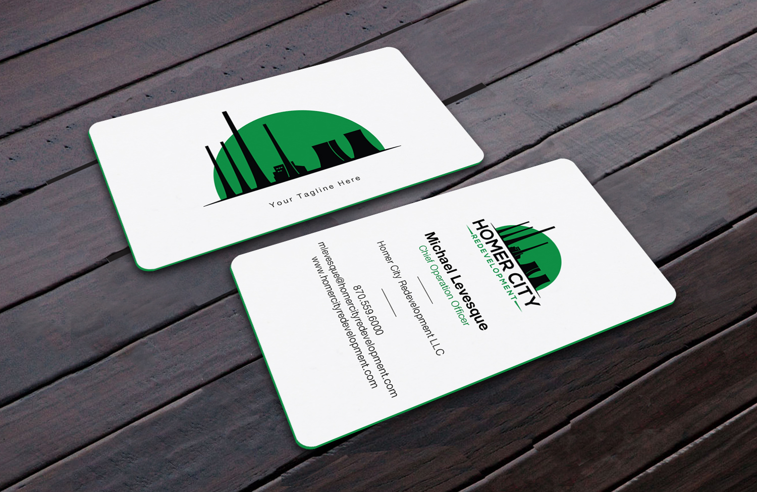 Business Card Design by Brand aid for Homer City Redevelopment LLC | Design #32084998