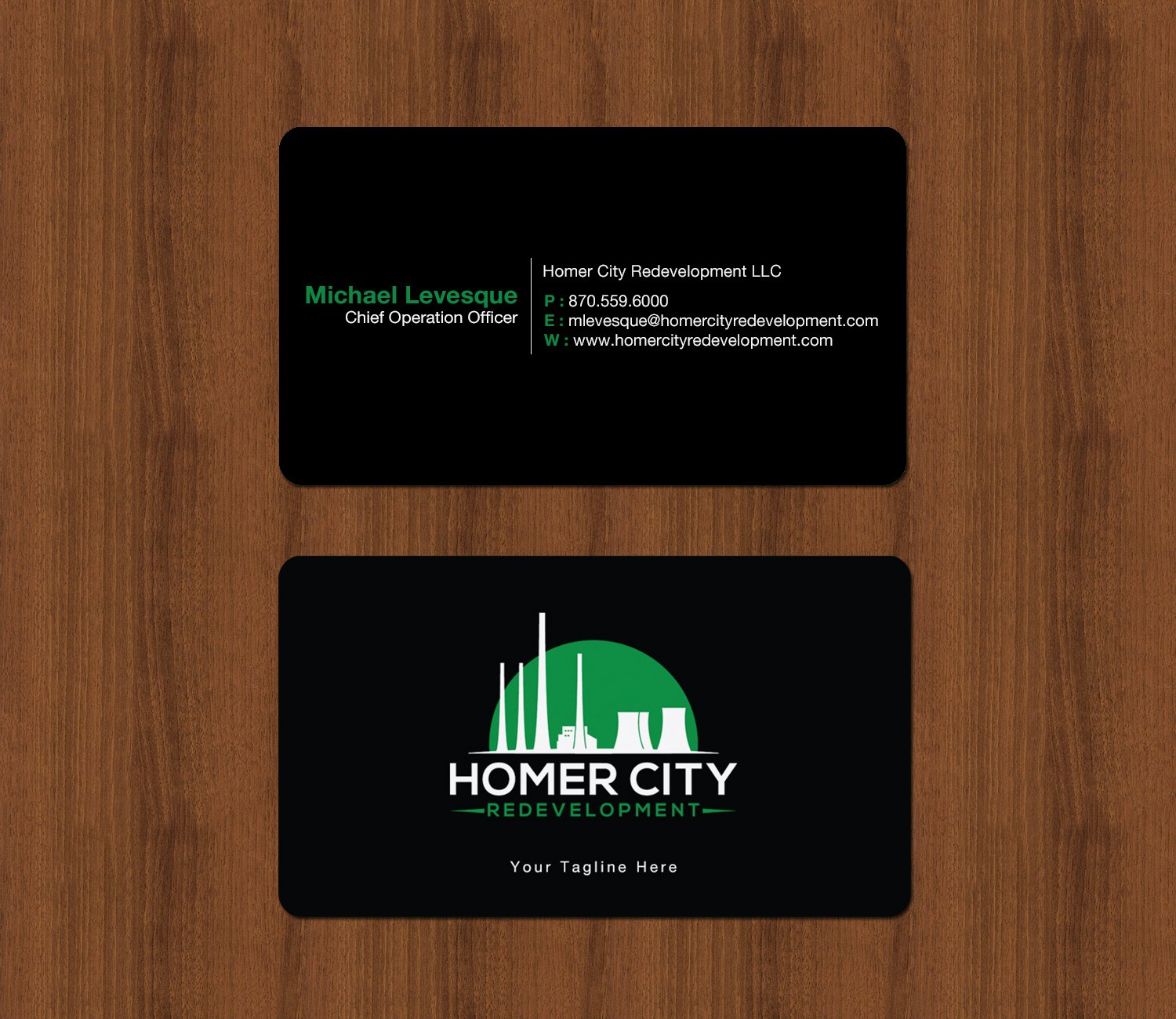 Business Card Design by Brand aid for Homer City Redevelopment LLC | Design #32084999