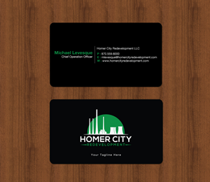 Diseño de Tarjeta de Presentación por Brand aid para Homer City Redevelopment LLC | Diseño: #32084999