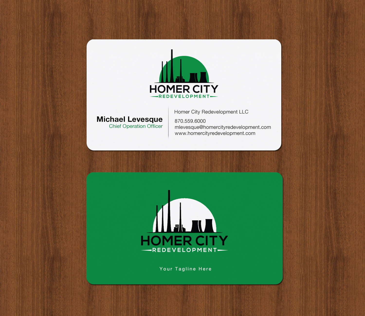 Business Card Design by Brand aid for Homer City Redevelopment LLC | Design #32085001
