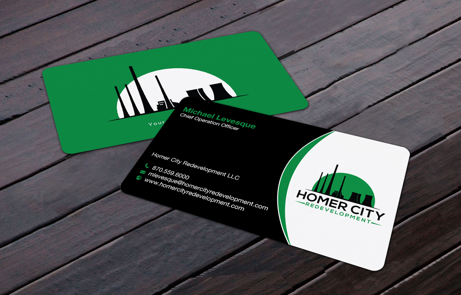 Business Card Design by Brand aid for Homer City Redevelopment LLC | Design #32090967