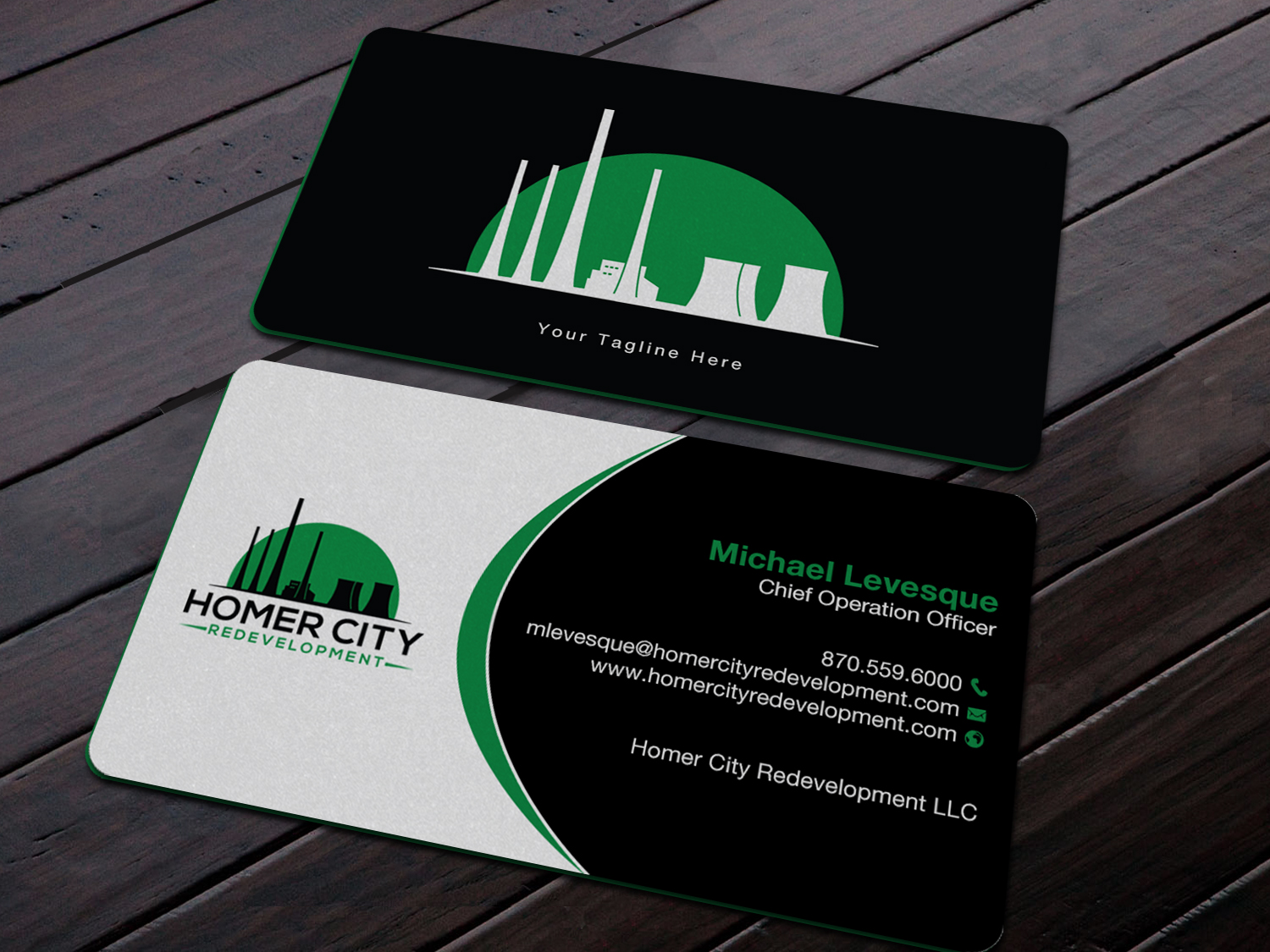 Business Card Design by Brand aid for Homer City Redevelopment LLC | Design #32090968