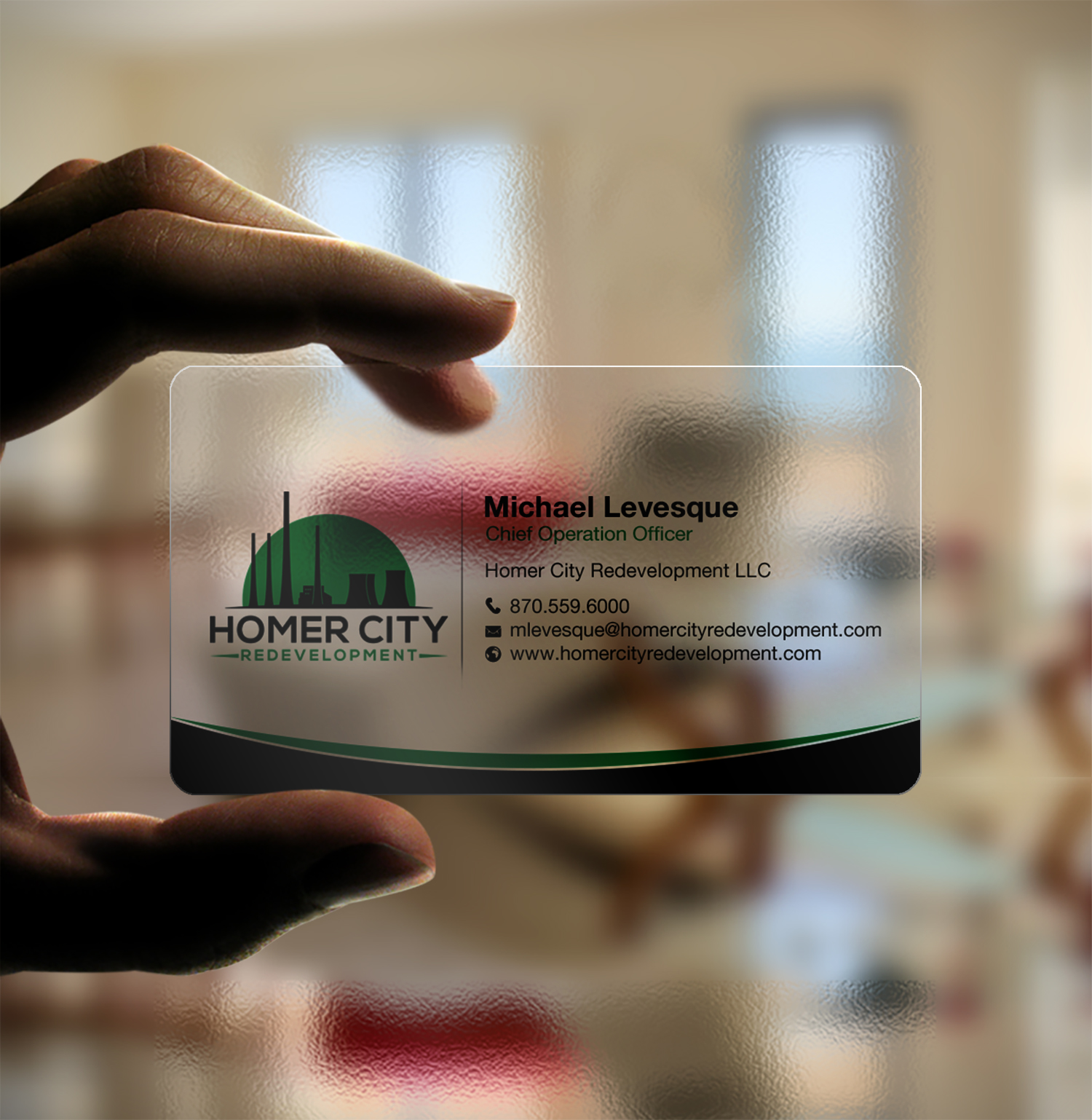 Business Card Design by Brand aid for Homer City Redevelopment LLC | Design #32090970