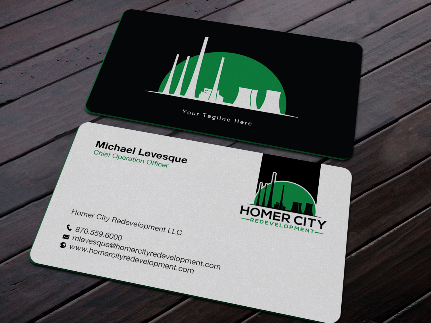 Business Card Design by Brand aid for Homer City Redevelopment LLC | Design #32090971