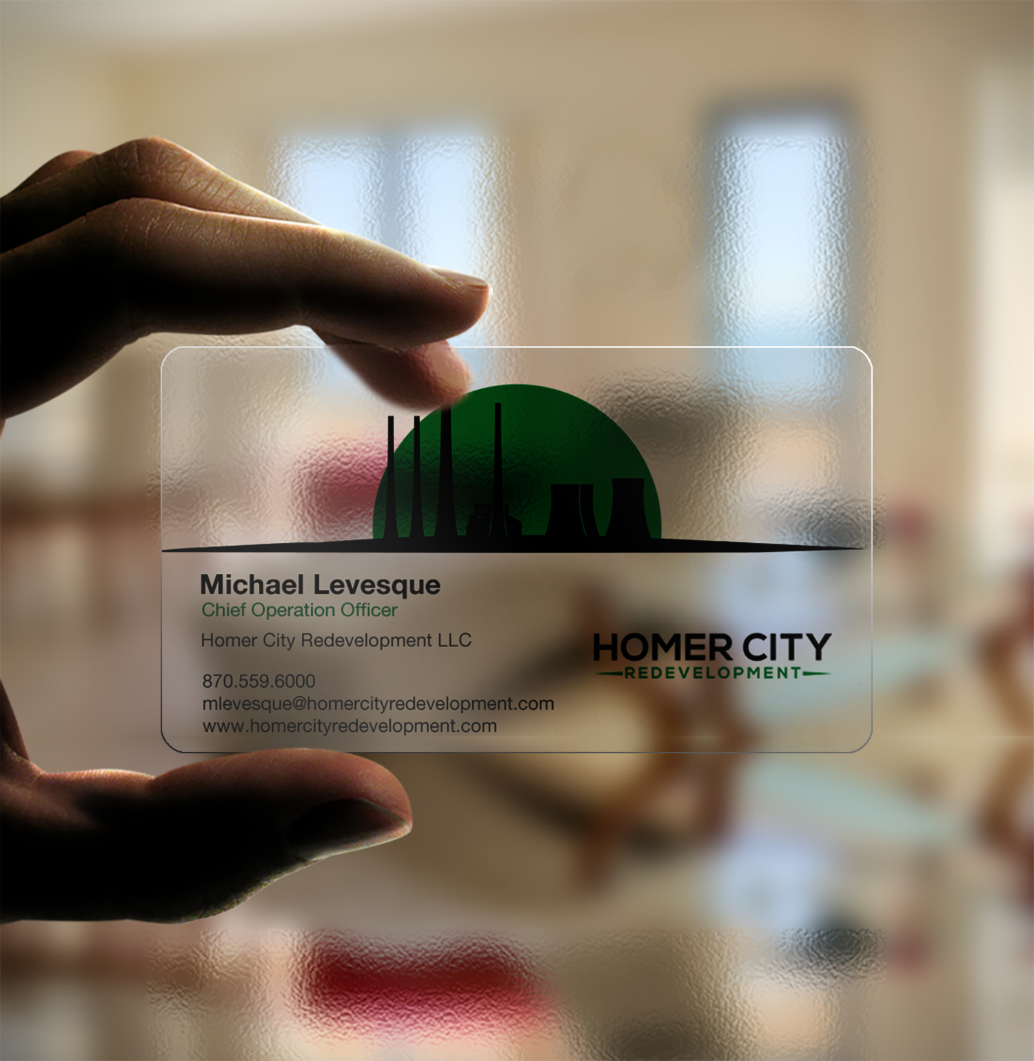 Business Card Design by Brand aid for Homer City Redevelopment LLC | Design #32090973