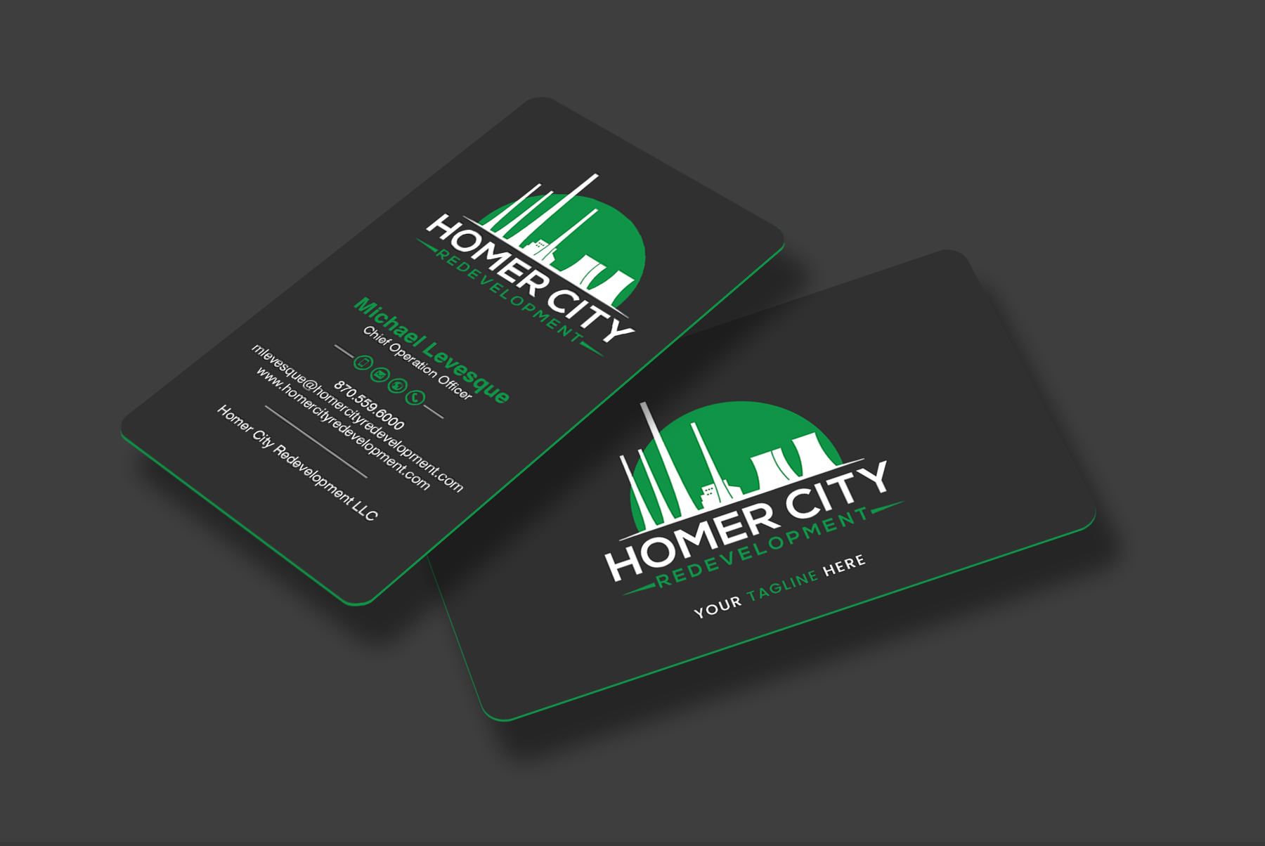 Business Card Design by chandrayaan.creative for Homer City Redevelopment LLC | Design #32082977