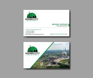 Business Card Design by Sujan4art for Homer City Redevelopment LLC | Design: #32078605