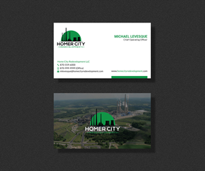 Business Card Design by Sujan4art for Homer City Redevelopment LLC | Design: #32078611