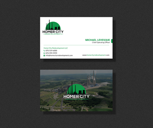 Business Card Design by Sujan4art for Homer City Redevelopment LLC | Design: #32078613