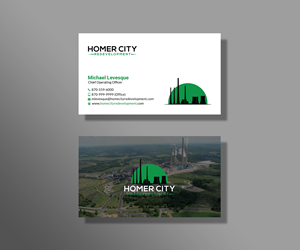 Business Card Design by Sujan4art for Homer City Redevelopment LLC | Design: #32078616