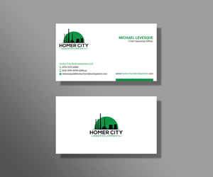 Business Card Design by Sujan4art for Homer City Redevelopment LLC | Design: #32078624