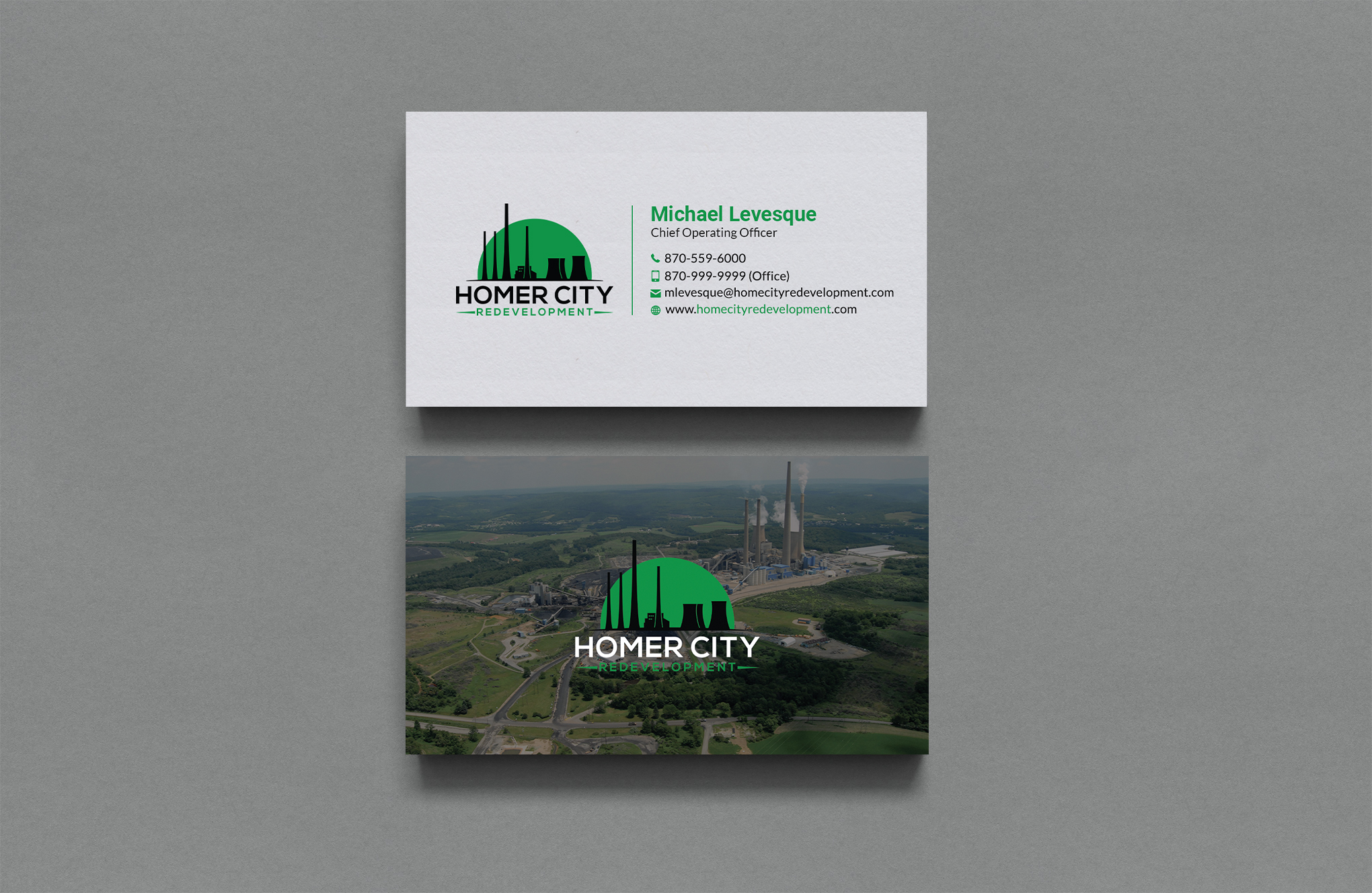 Diseño de Tarjeta de Presentación por Sujan4art para Homer City Redevelopment LLC | Diseño #32078641