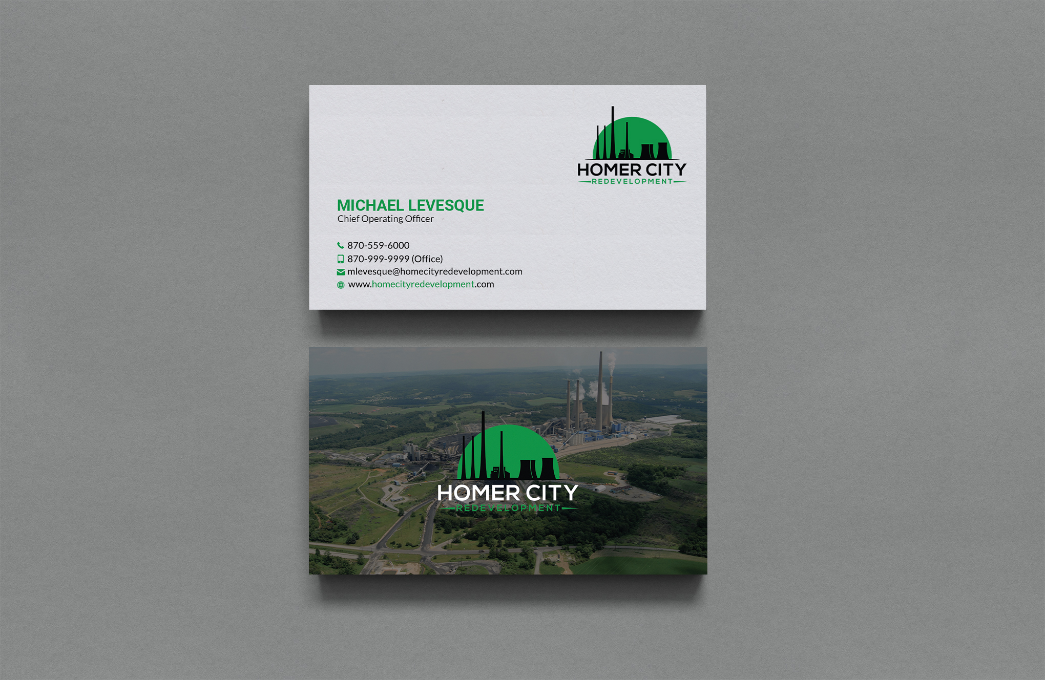 Diseño de Tarjeta de Presentación por Sujan4art para Homer City Redevelopment LLC | Diseño #32078643