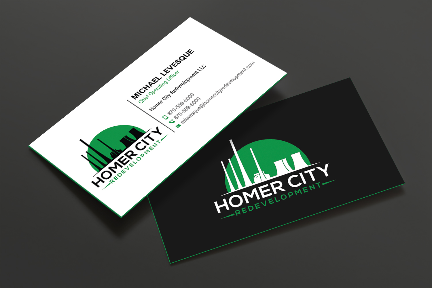 Diseño de Tarjeta de Presentación por DesignShout para Homer City Redevelopment LLC | Diseño #32078173