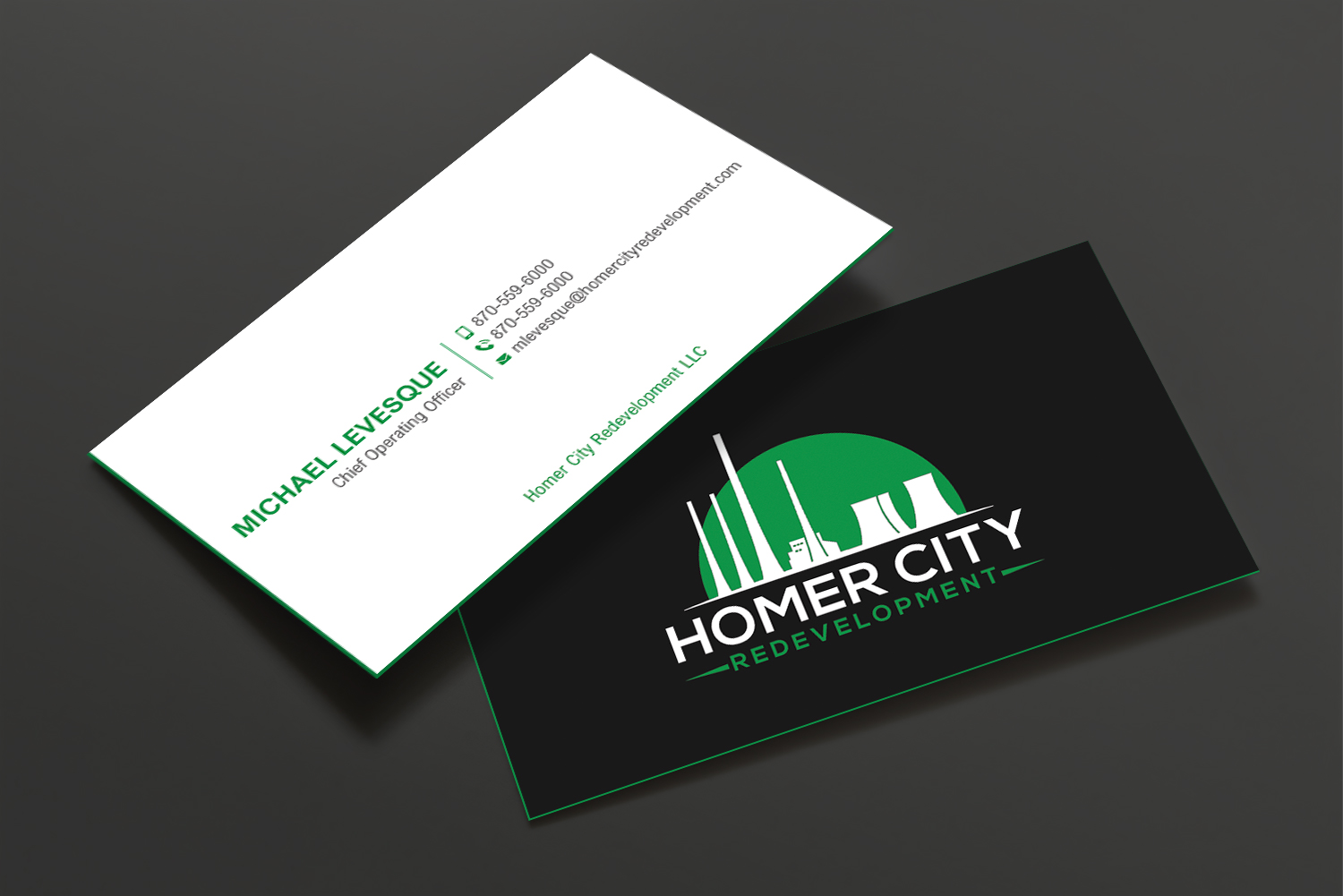 Design de Carte de Visite par DesignShout pour Homer City Redevelopment LLC | Design #32078254
