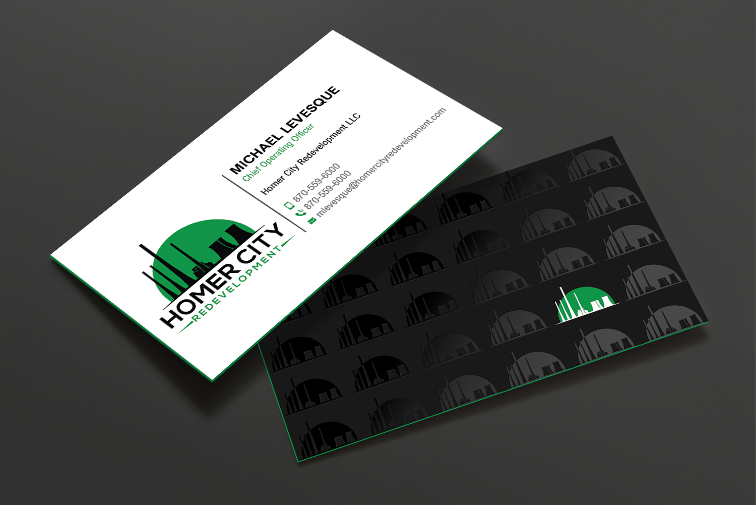 Business Card Design by DesignShout for Homer City Redevelopment LLC | Design #32078437
