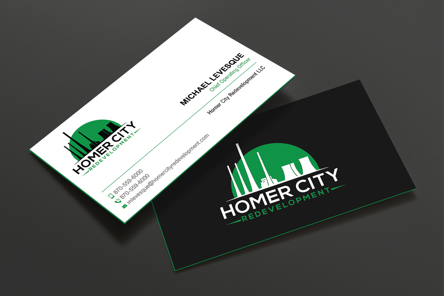 Diseño de Tarjeta de Presentación por DesignShout para Homer City Redevelopment LLC | Diseño #32078439
