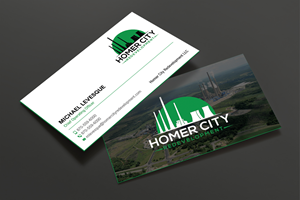 Visitenkarten-Design von DesignShout für Homer City Redevelopment LLC | Design: #32078444