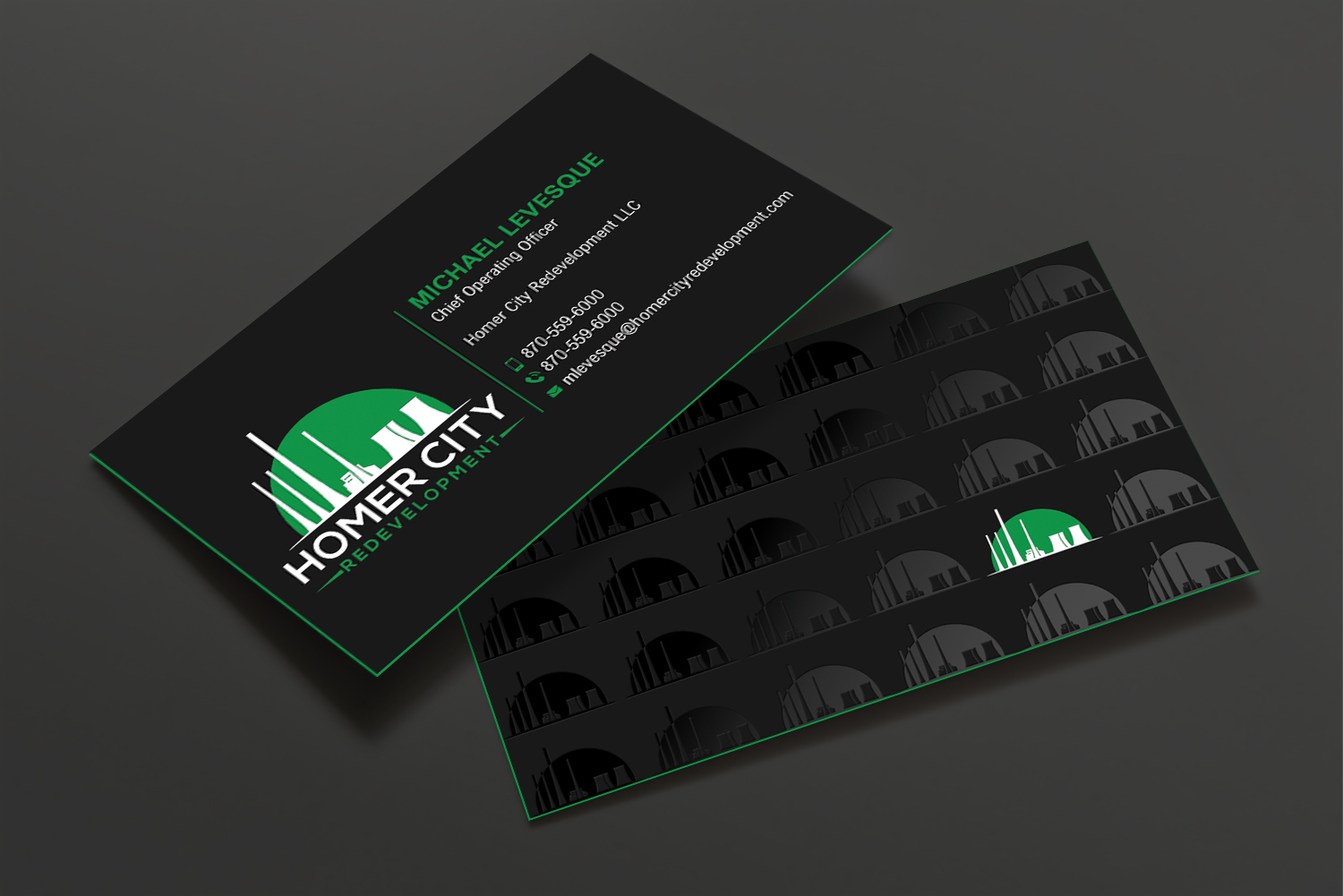 Visitenkarten-Design von DesignShout für Homer City Redevelopment LLC | Design #32078492