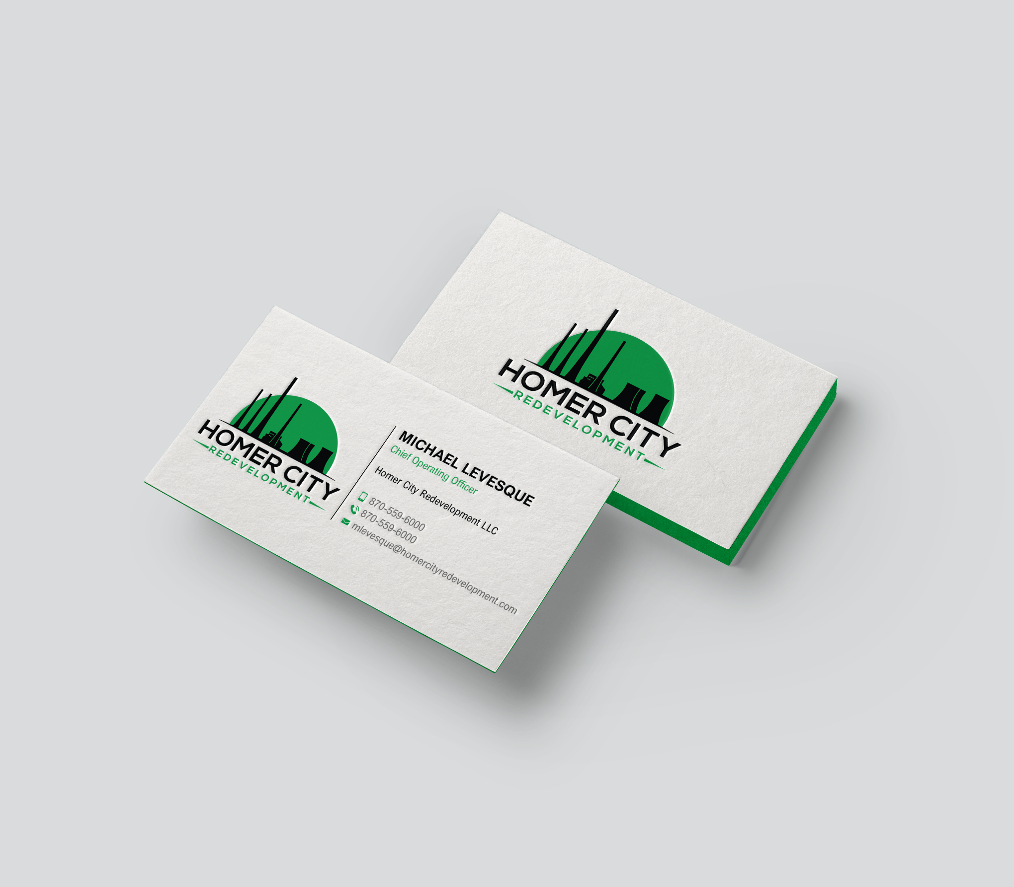 Diseño de Tarjeta de Presentación por DesignShout para Homer City Redevelopment LLC | Diseño #32078514