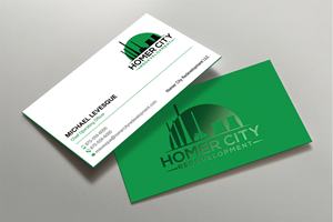 Business Card Design by DesignShout for Homer City Redevelopment LLC | Design: #32078526