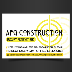 Signage Design by Designers Hub for AFG | Design: #32095401