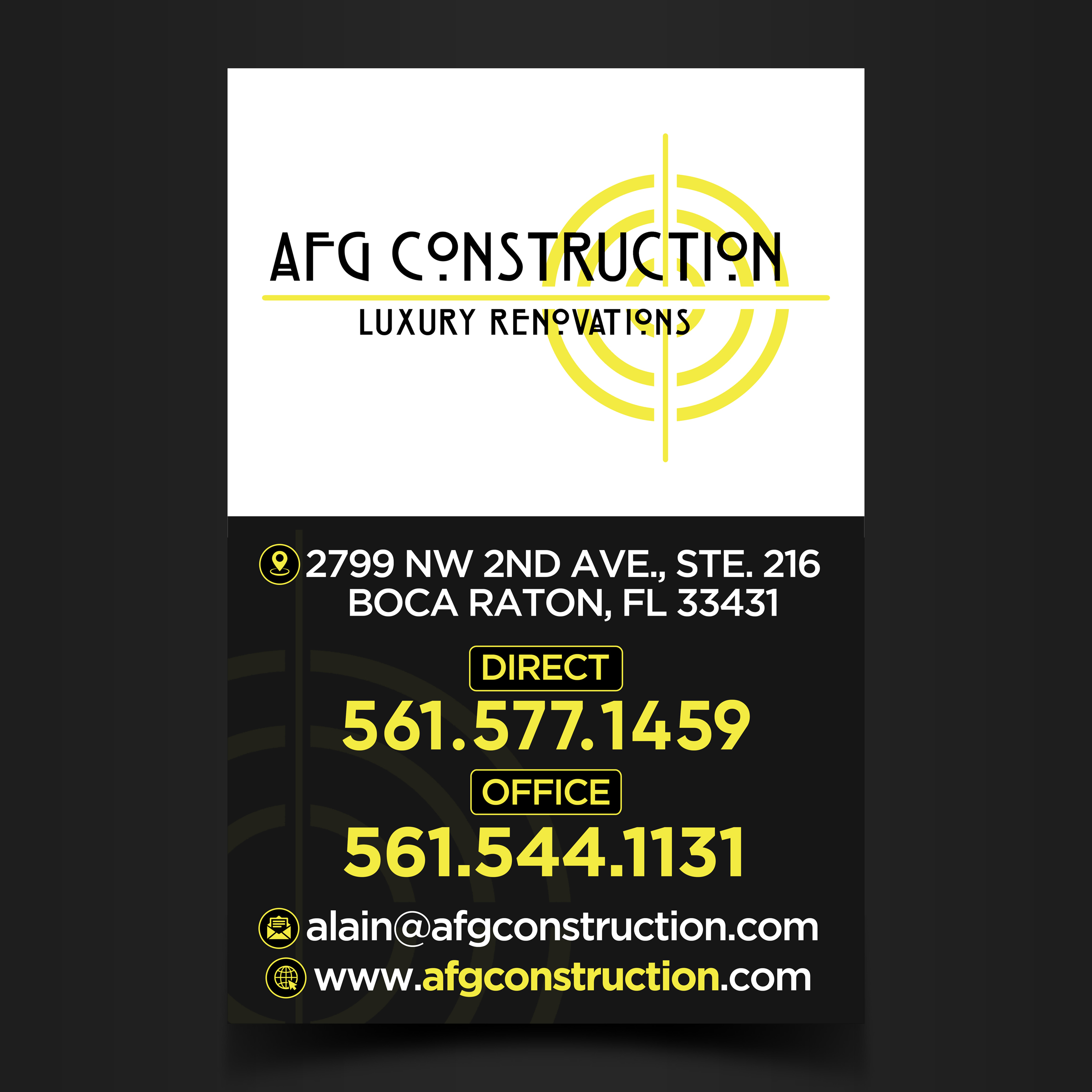 Signage Design by Designers Hub for AFG | Design #32102540