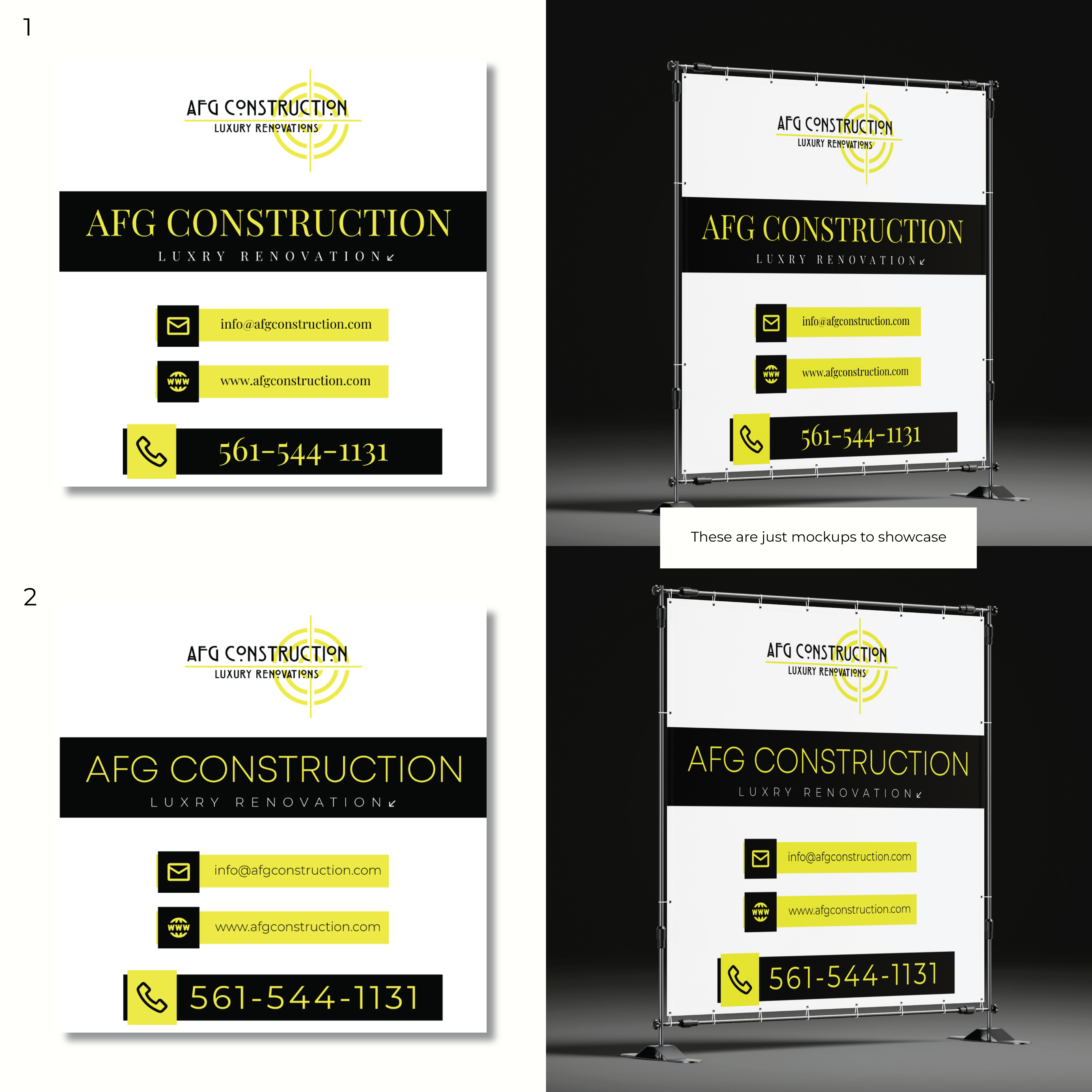 Signage Design by Adnan Bhatti for AFG | Design #32087230