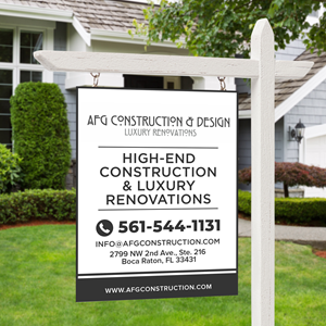 Signage Design by WellDesign for AFG | Design: #32090071