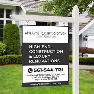 Signage Design by WellDesign for AFG | Design: #32090072