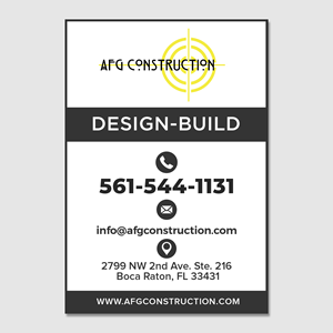 Signage Design by WellDesign for AFG | Design: #32153027