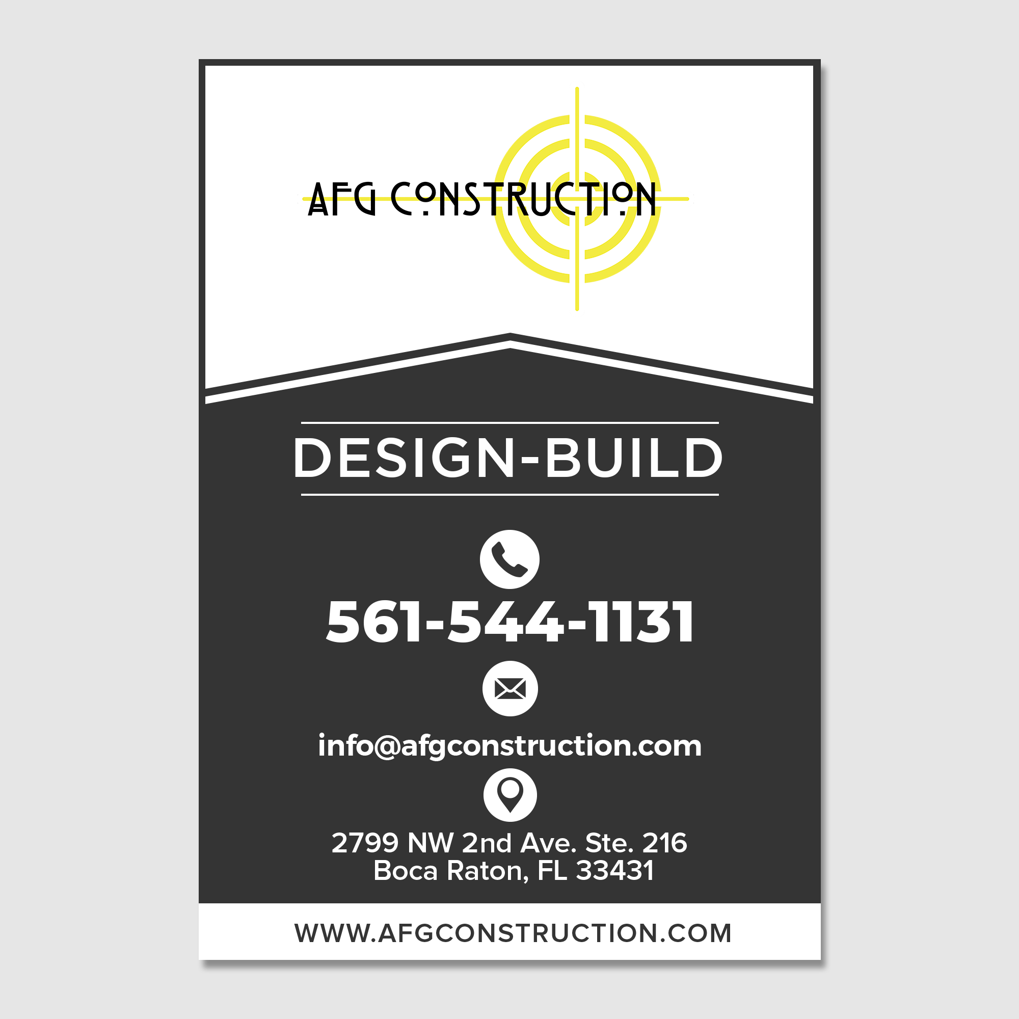 Signage Design by WellDesign for AFG | Design #32153028
