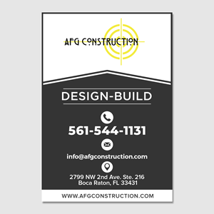 Signage Design by WellDesign for AFG | Design: #32153028