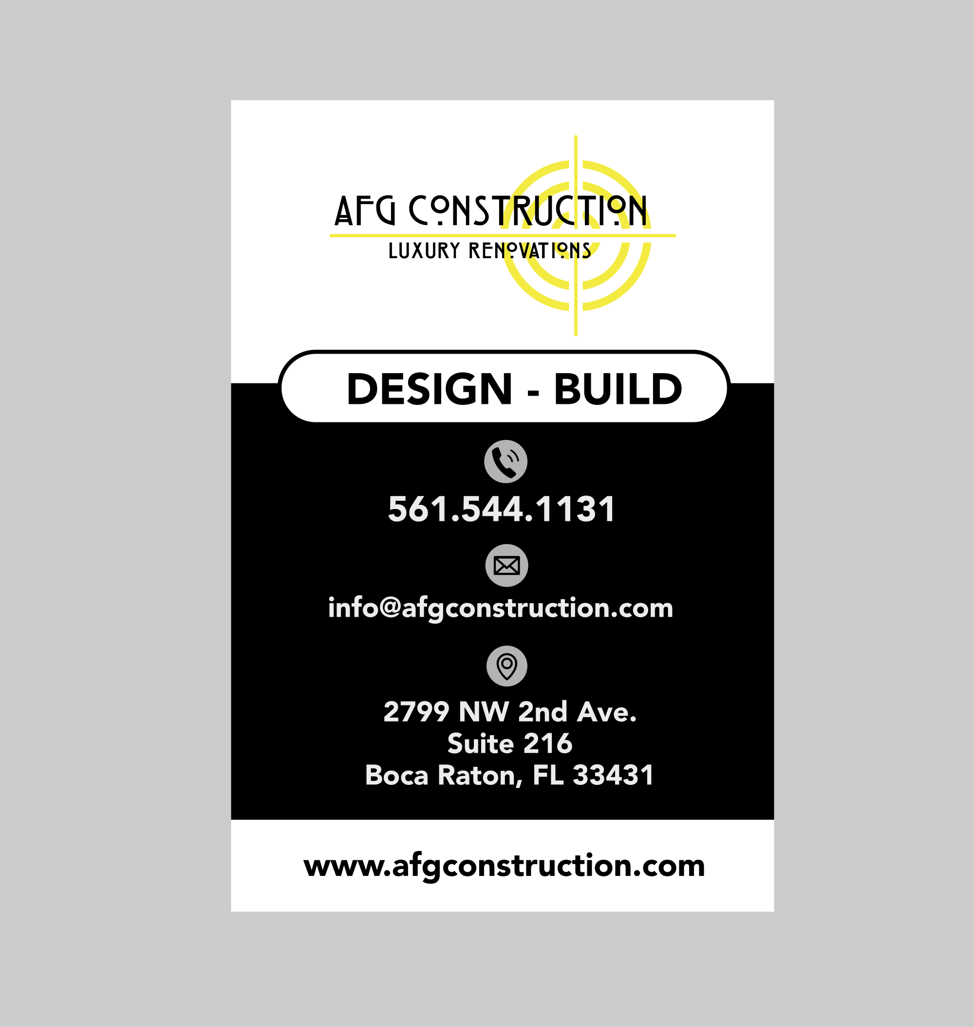 Signage Design by Giovanni for AFG | Design #32152442