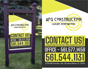 Signage Design by JK18 for AFG | Design #32093806
