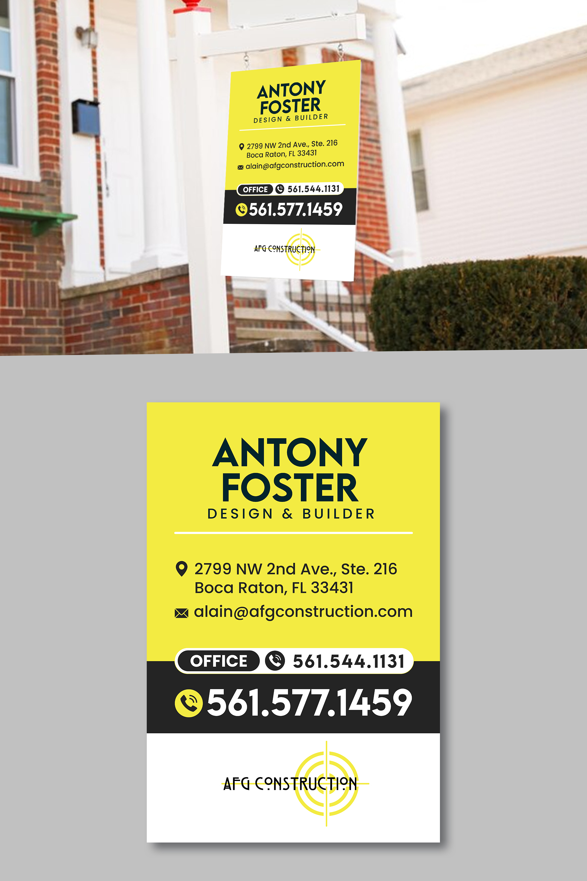 Signage Design by debdesign for AFG | Design #32091189